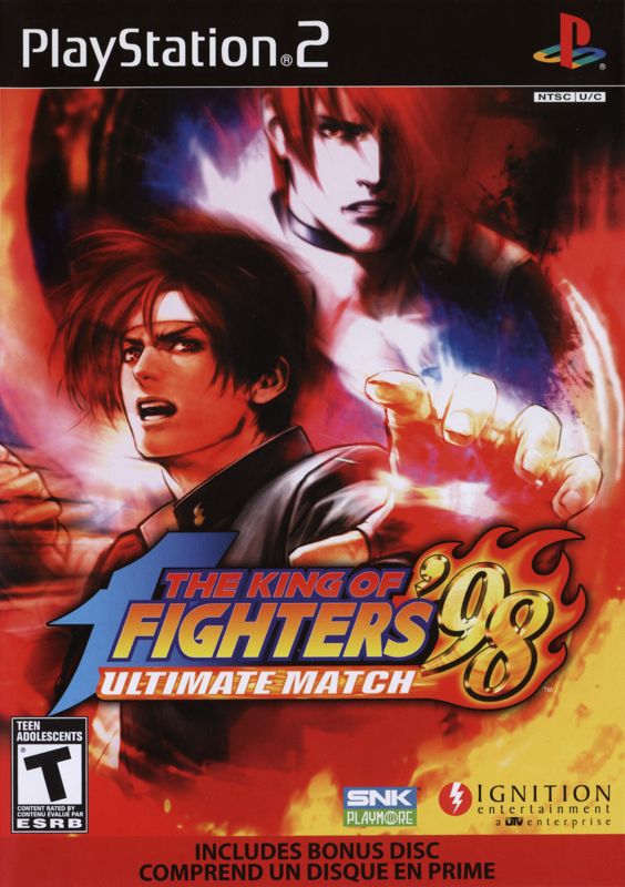 Front Cover for The King of Fighters '98: Ultimate Match (PlayStation 2)