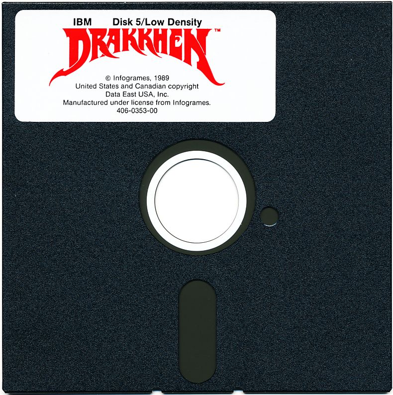 Media for Drakkhen (DOS) (Dual-Media release): 5.25" Disk 5
