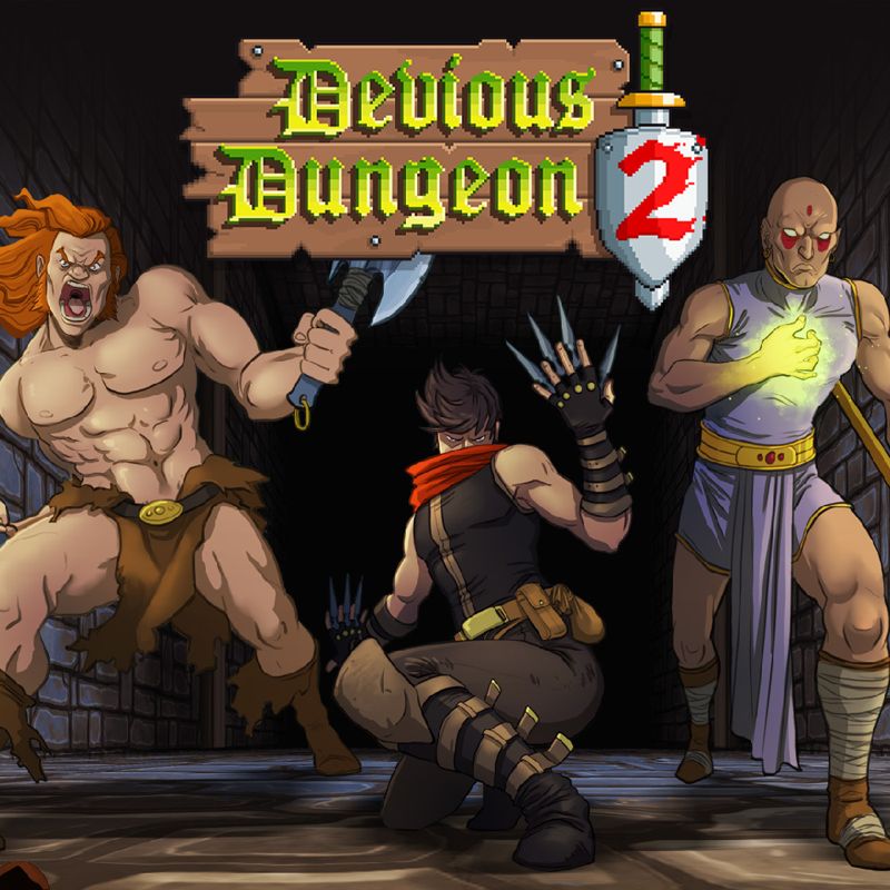 Front Cover for Devious Dungeon 2 (Nintendo Switch) (download release)