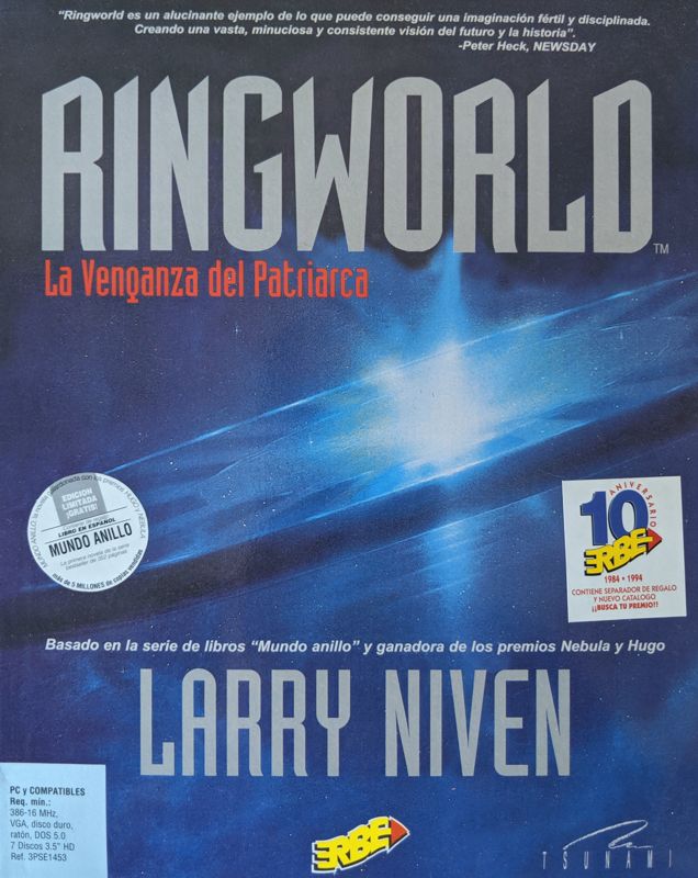 Front Cover for Ringworld: Revenge of the Patriarch (DOS) (First release, limited edition including original novel)