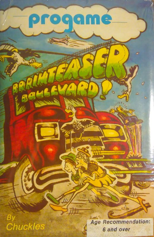 Front Cover for Brainteaser Boulevard! (Apple II)
