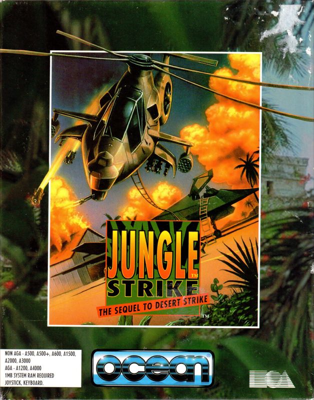 Front Cover for Jungle Strike (Amiga)