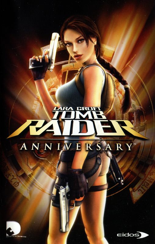 Manual for Lara Croft: Tomb Raider - Anniversary (Collectors Edition) (PlayStation 2) (European English release): Front