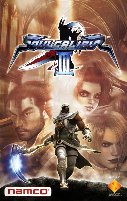 Manual for SoulCalibur III (PlayStation 2) (Platinum release): Front