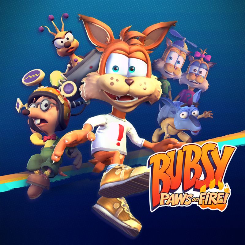 Front Cover for Bubsy: Paws on Fire! (Nintendo Switch) (download release)