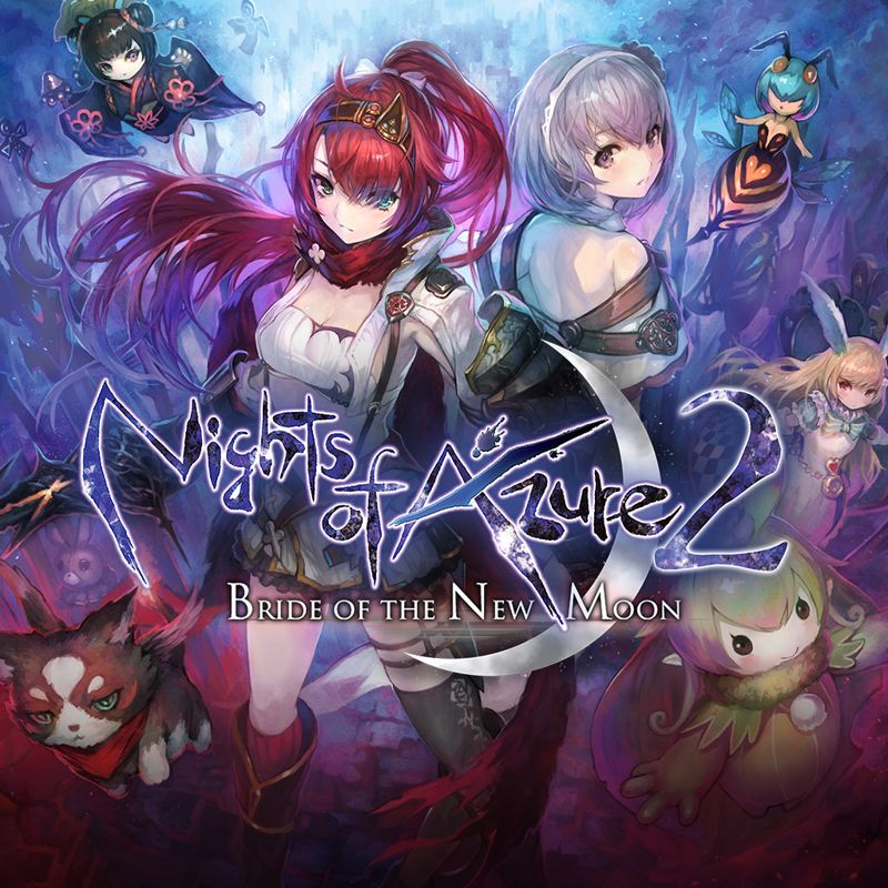 Front Cover for Nights of Azure 2: Bride of the New Moon (Nintendo Switch) (download release)