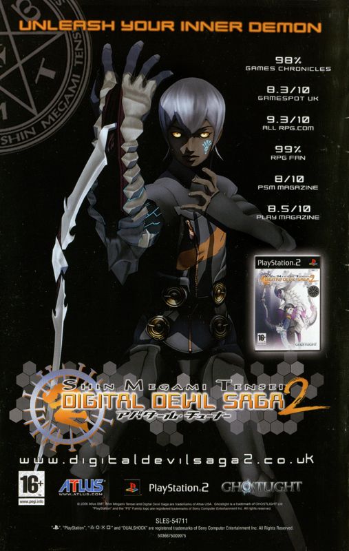 Manual for Shadow Hearts: From the New World (PlayStation 2): Back