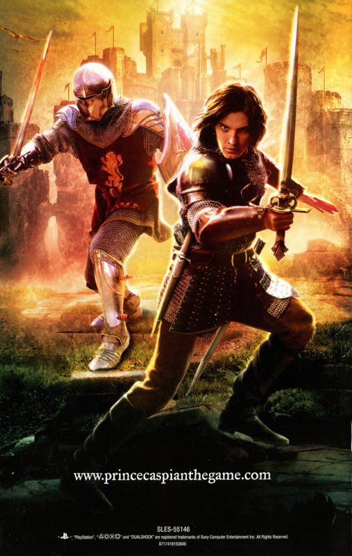 Manual for The Chronicles of Narnia: Prince Caspian (PlayStation 2): Back