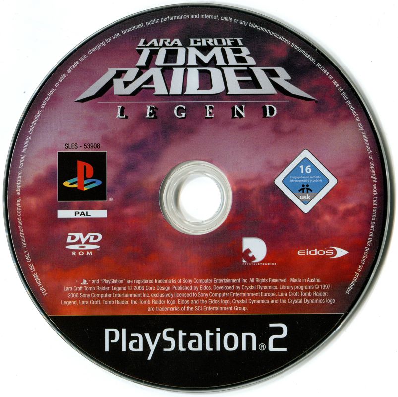 Lara Croft Tomb Raider Legend cover or packaging material MobyGames