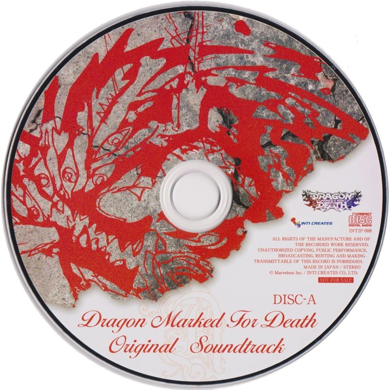 Soundtrack for Dragon Marked for Death (Limited Edition) (Nintendo Switch): Disc A