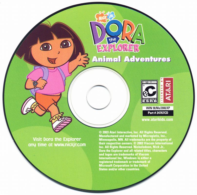 Media for Dora the Explorer: Animal Adventures (Windows)