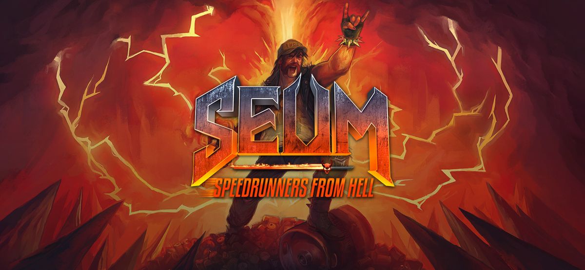 Front Cover for Seum: Speedrunners from Hell (Linux and Macintosh and Windows) (GOG.com release)