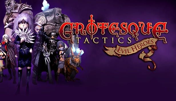 Front Cover for Grotesque Tactics: Evil Heroes (Windows) (Humble Store release)