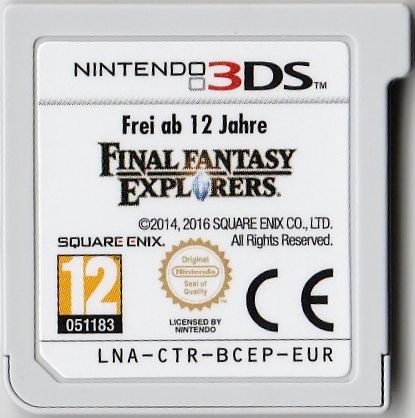 Media for Final Fantasy Explorers (Collector's Edition) (Nintendo 3DS)