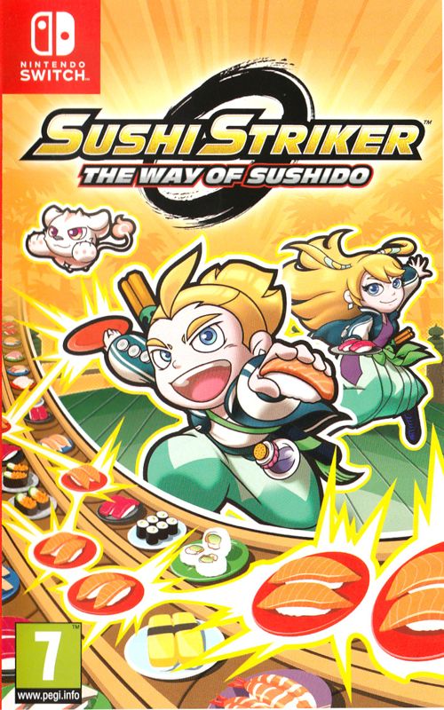 Front Cover for Sushi Striker: The Way of Sushido (Nintendo Switch)