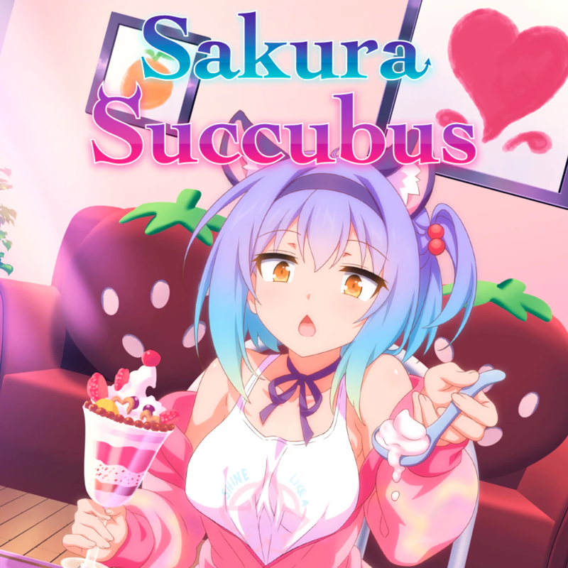 Front Cover for Sakura Succubus (PlayStation 4 and PlayStation 5) (download release)