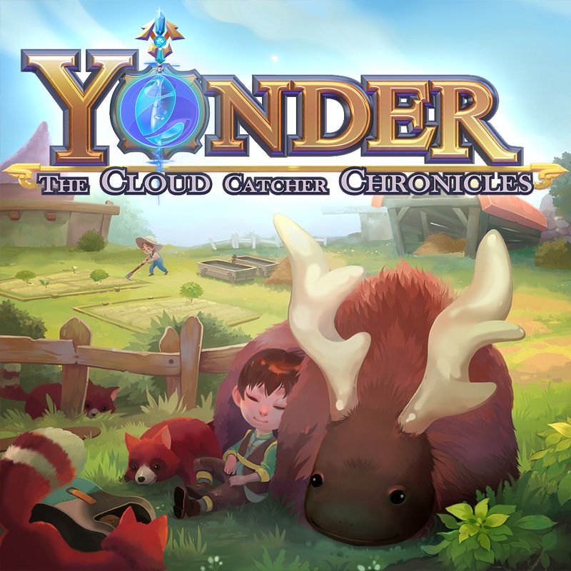 Front Cover for Yonder: The Cloud Catcher Chronicles (Nintendo Switch) (download release)