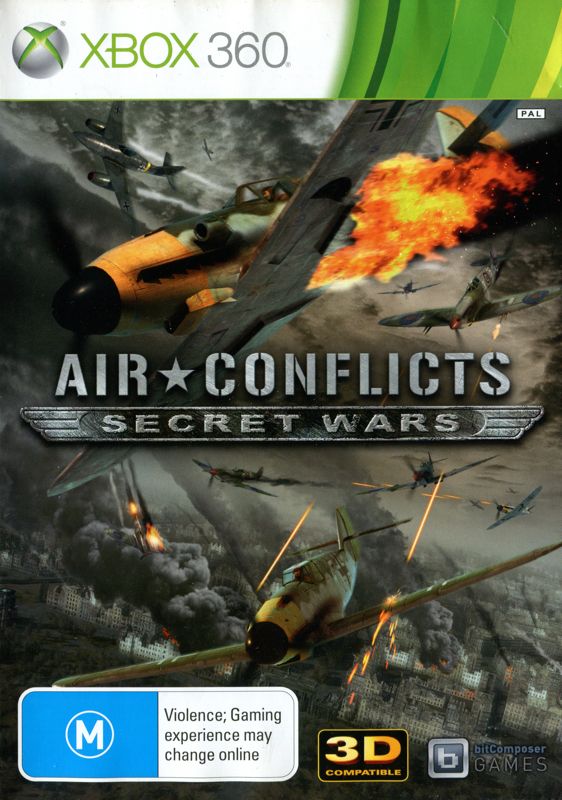 Front Cover for Air Conflicts: Secret Wars (Xbox 360)