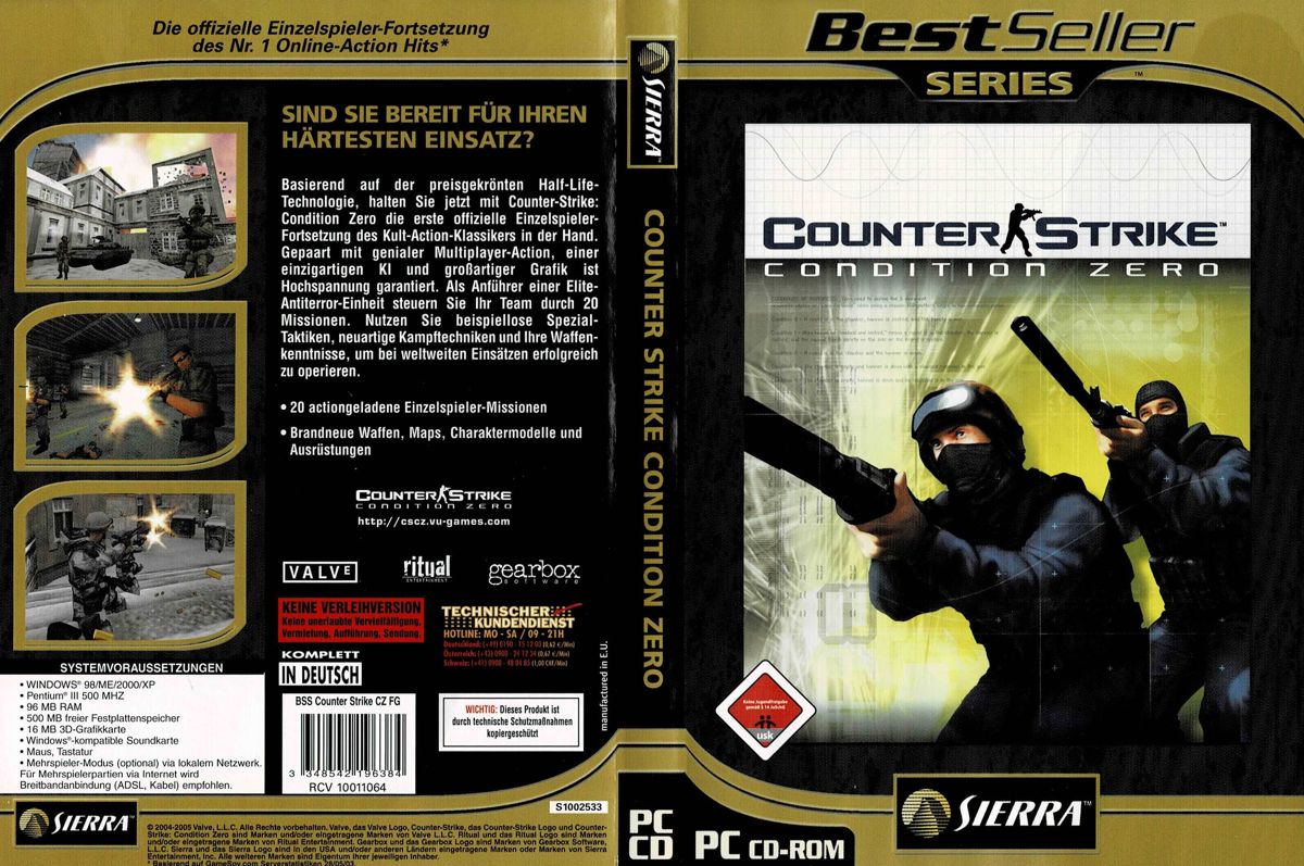 Counter-Strike: Condition Zero - Chinese DVD-Box Edition PC
