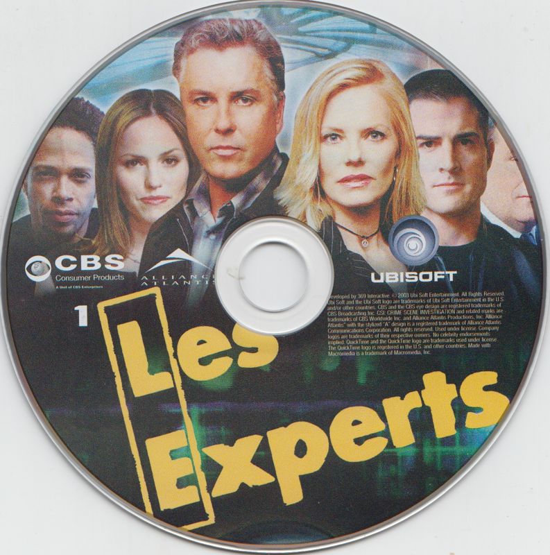 Media for CSI: Crime Scene Investigation (Windows) (Game in English, subtitles and manual in French): Disc 1