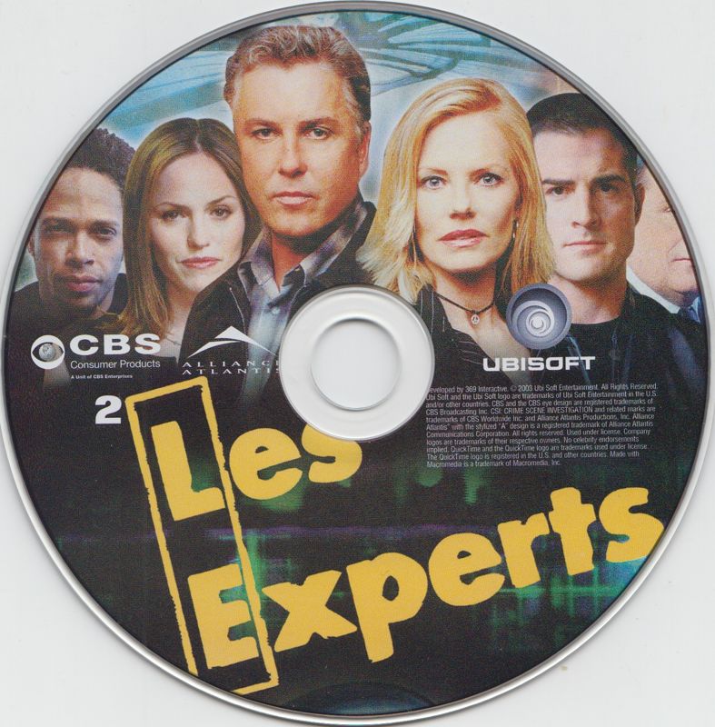 Media for CSI: Crime Scene Investigation (Windows) (Game in English, subtitles and manual in French): Disc 2