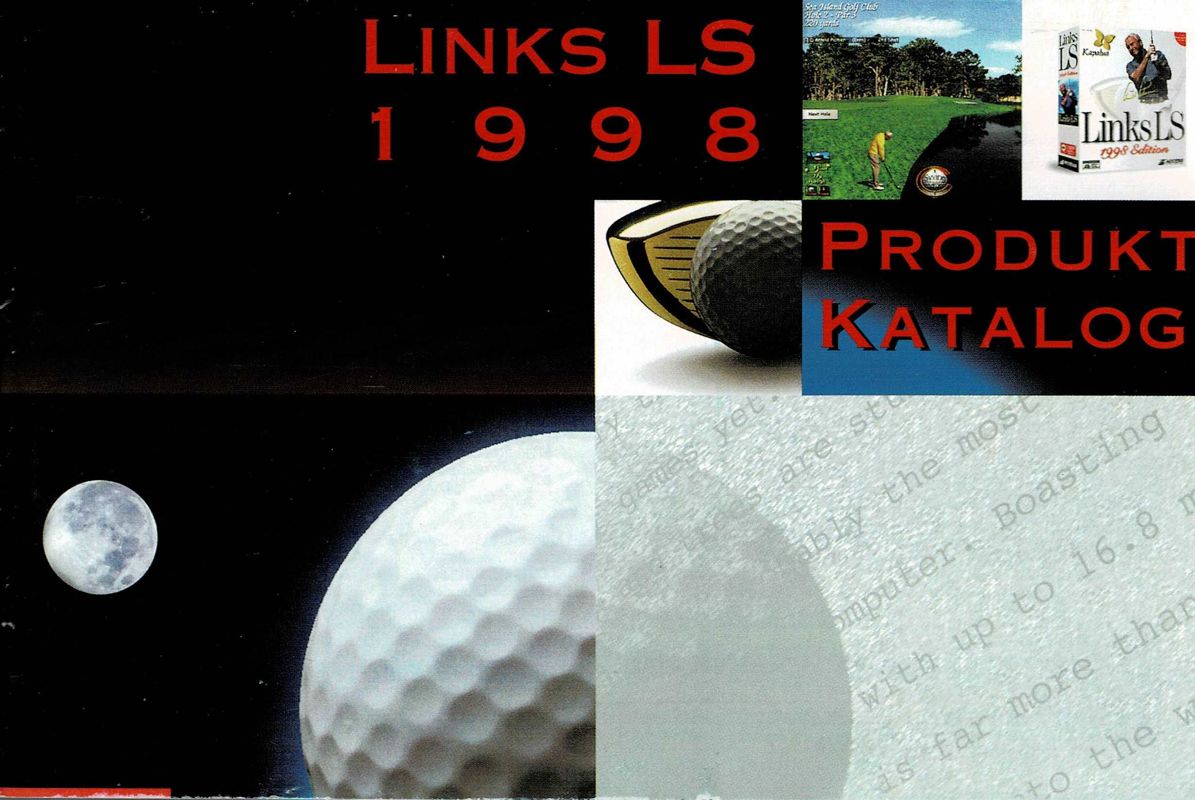 Advertisement for Links LS: Championship Course - Valderrama (DOS and Macintosh): Catalog - Front