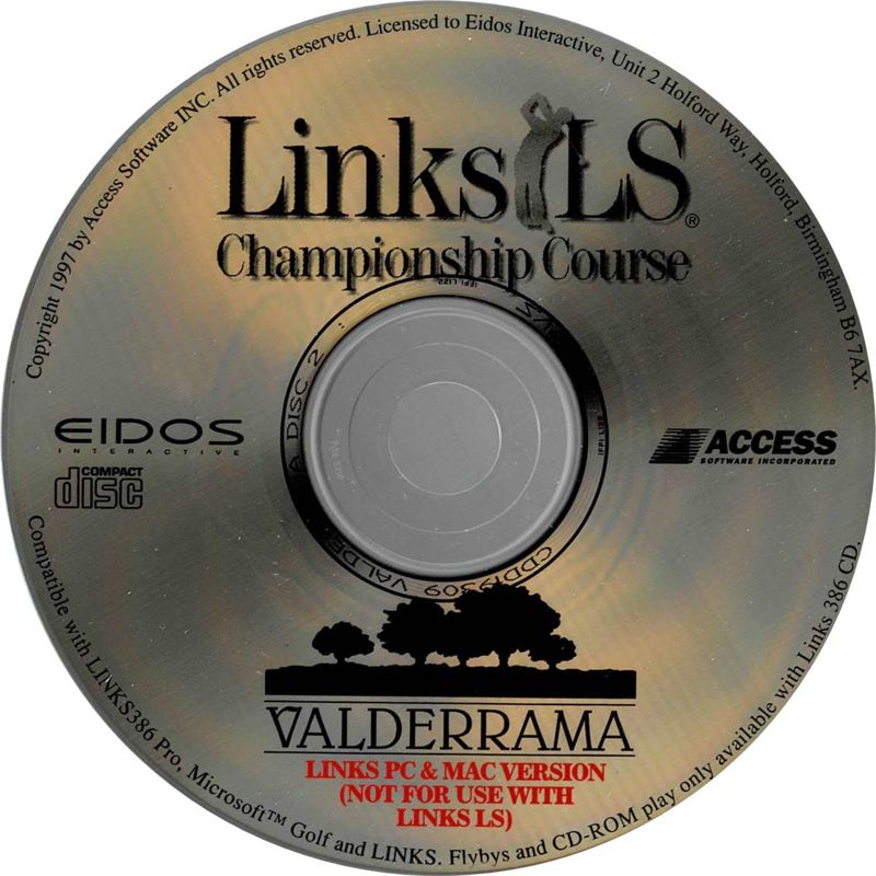 Media for Links LS: Championship Course - Valderrama (DOS and Macintosh): Links