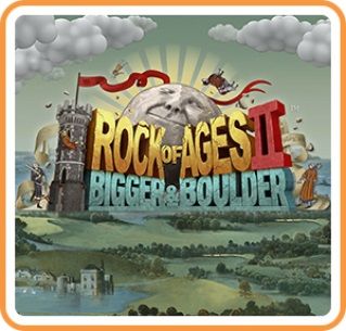 Front Cover for Rock of Ages II: Bigger and Boulder (Nintendo Switch) (download release): 1st version