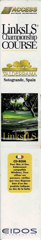 Spine/Sides for Links LS: Championship Course - Valderrama (DOS and Macintosh): Right