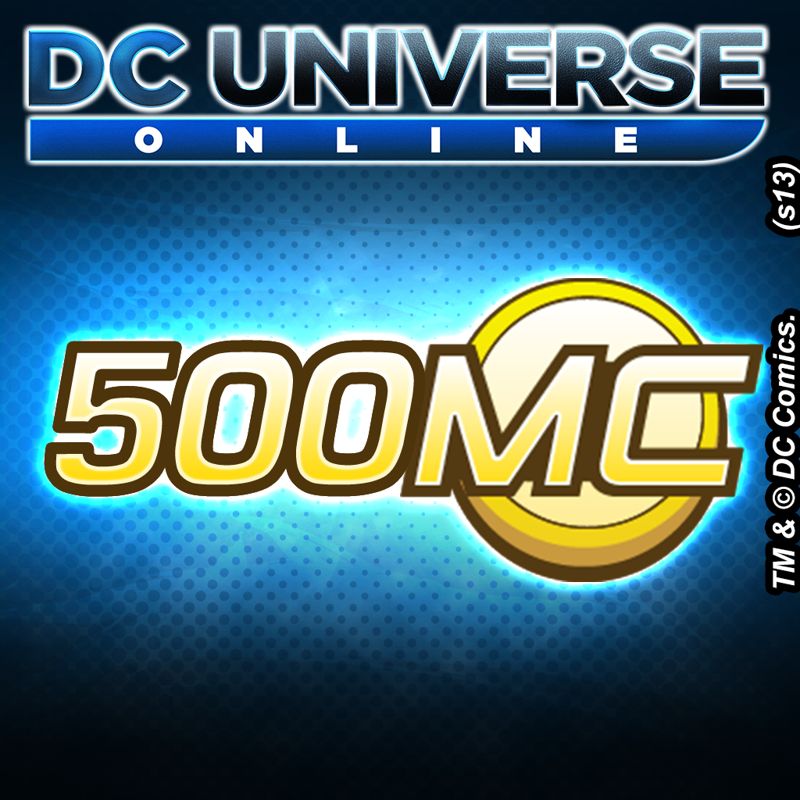 Front Cover for DC Universe Online: 500 Marketplace Cash (PlayStation 3 and PlayStation 4) (download release)