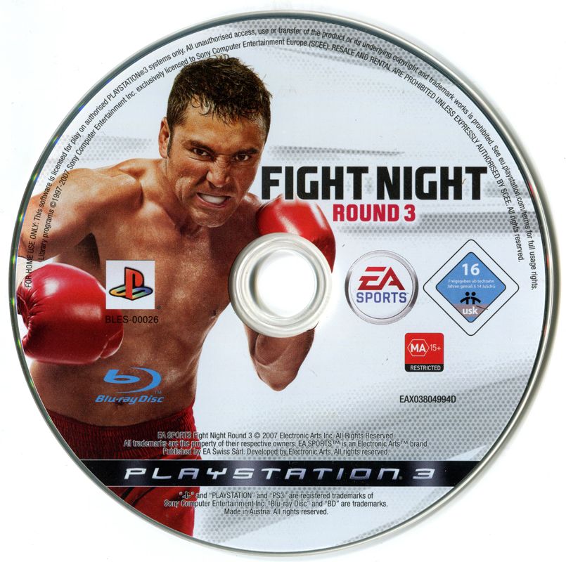 Media for Fight Night Round 3 (PlayStation 3)