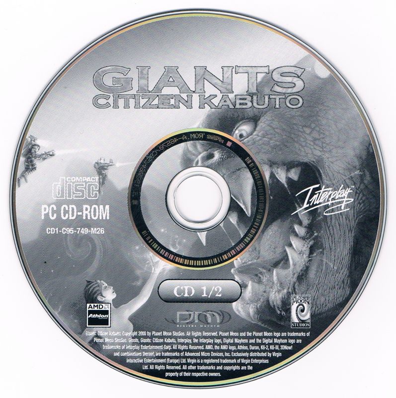Media for Giants: Citizen Kabuto (Windows) (Re-release): Disc 1/2