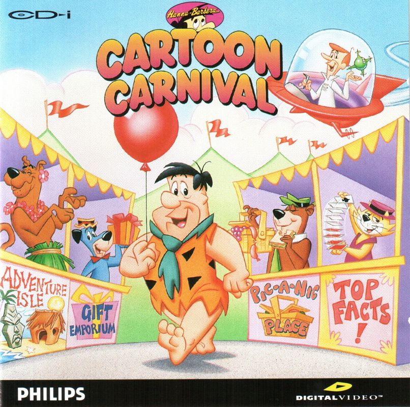 Manual for Hanna-Barbera's Cartoon Carnival (CD-i) (Jewel case in hard paper sleeve)