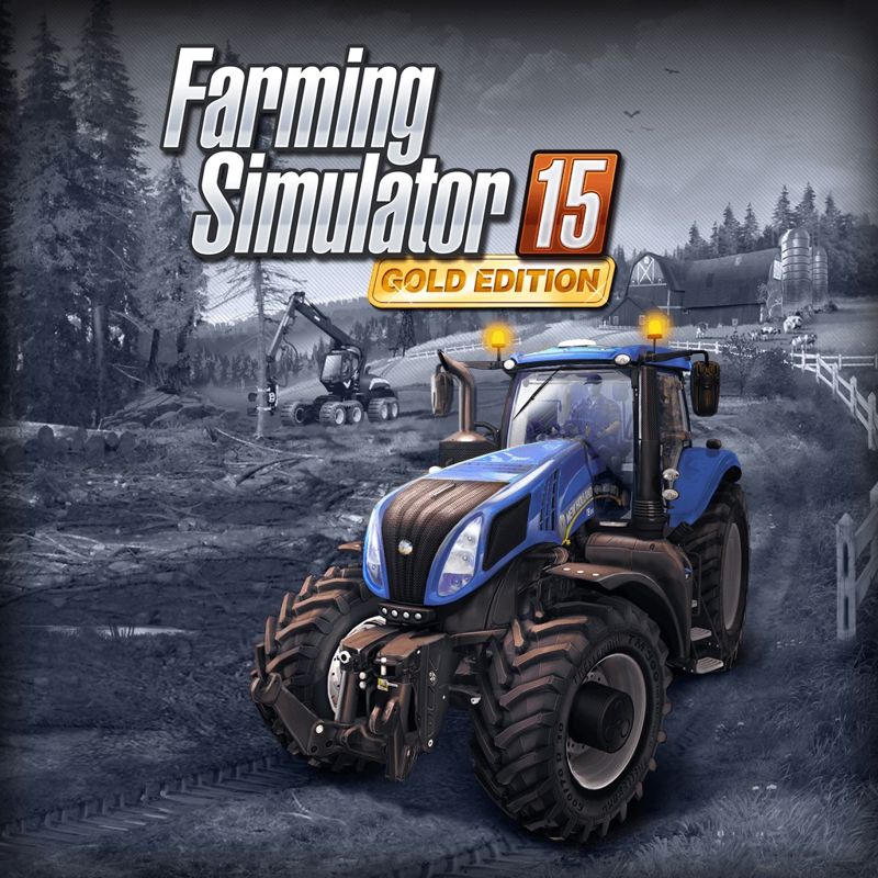 Front Cover for Farming Simulator 15: Official Expansion - Gold (PlayStation 4) (download release)