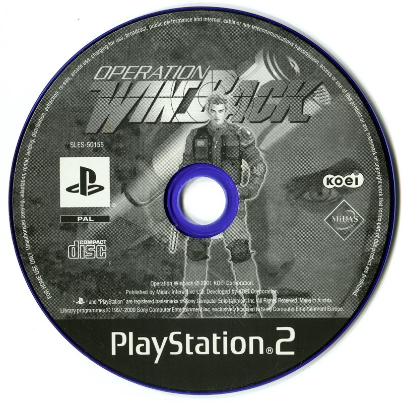 Media for WinBack: Covert Operations (PlayStation 2)