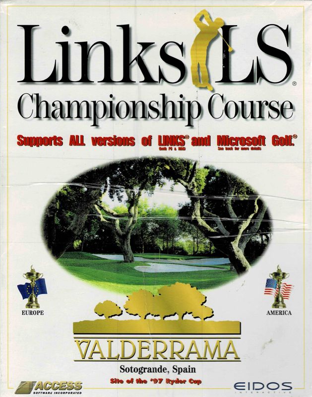 Front Cover for Links LS: Championship Course - Valderrama (DOS and Macintosh)