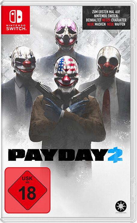 Front Cover for Payday 2 (Nintendo Switch) (download release)