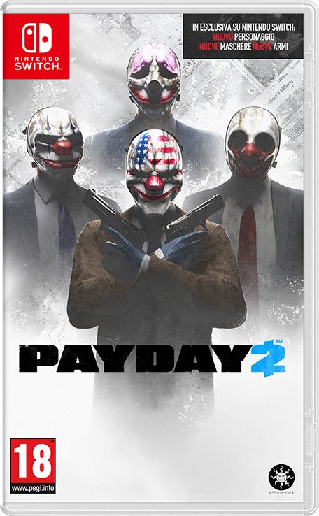 Front Cover for Payday 2 (Nintendo Switch) (download release)