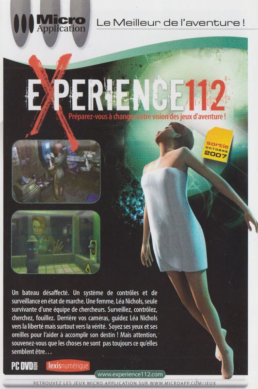 Advertisement for The Experiment (Windows)