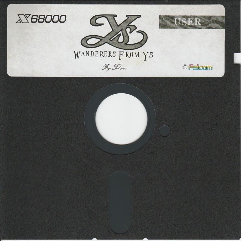 Media for Ys III: Wanderers from Ys (Sharp X68000): User Disk