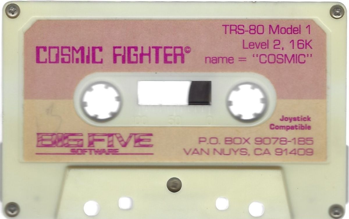 Media for Cosmic Fighter (TRS-80)