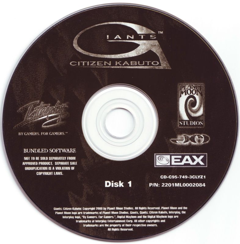Media for Giants: Citizen Kabuto (Windows) (Audigy Player sound card bundle): Disc 1