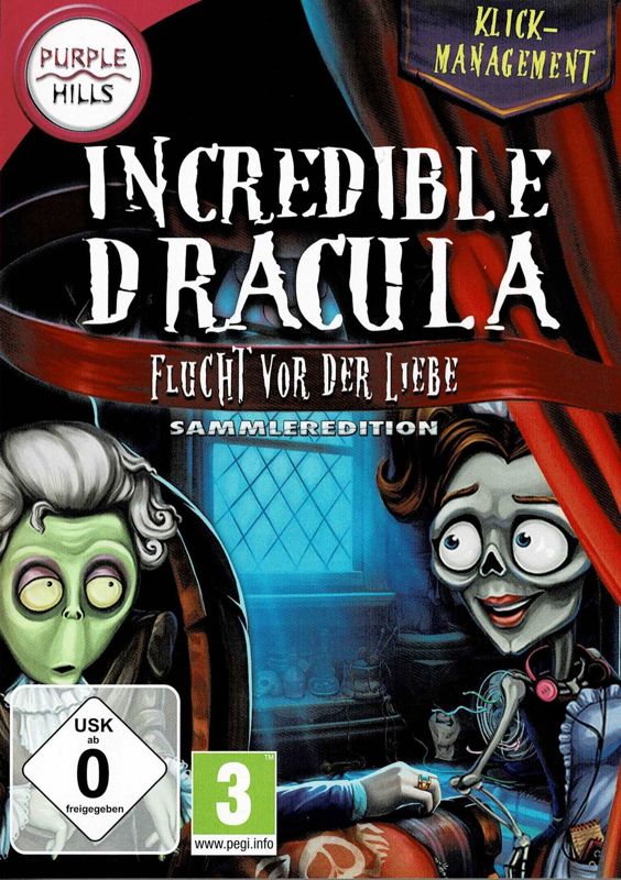 Front Cover for Incredible Dracula: Chasing Love (Collector's Edition) (Windows) (Purple Hills release)
