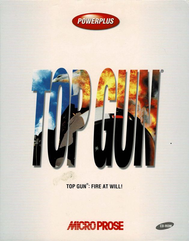 Front Cover for Top Gun: Fire at Will! (DOS) (Power Plus budget release)