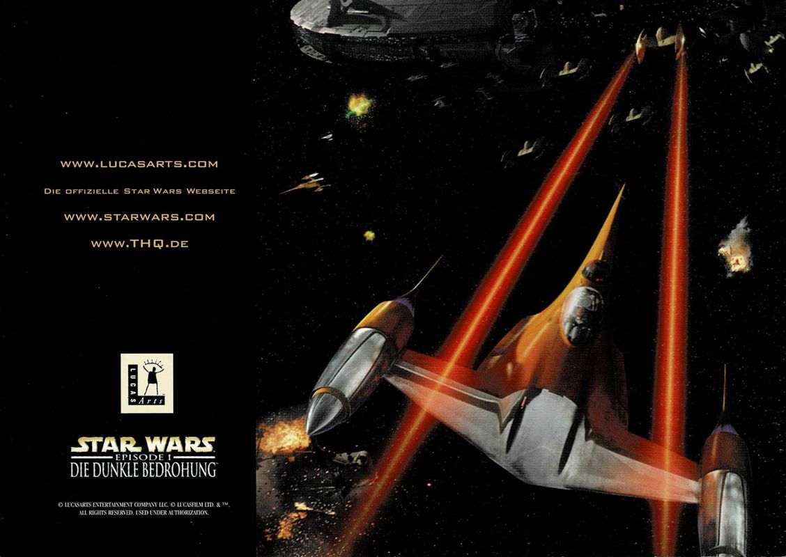 Manual for Star Wars: Episode I - The Phantom Menace (Windows): Back