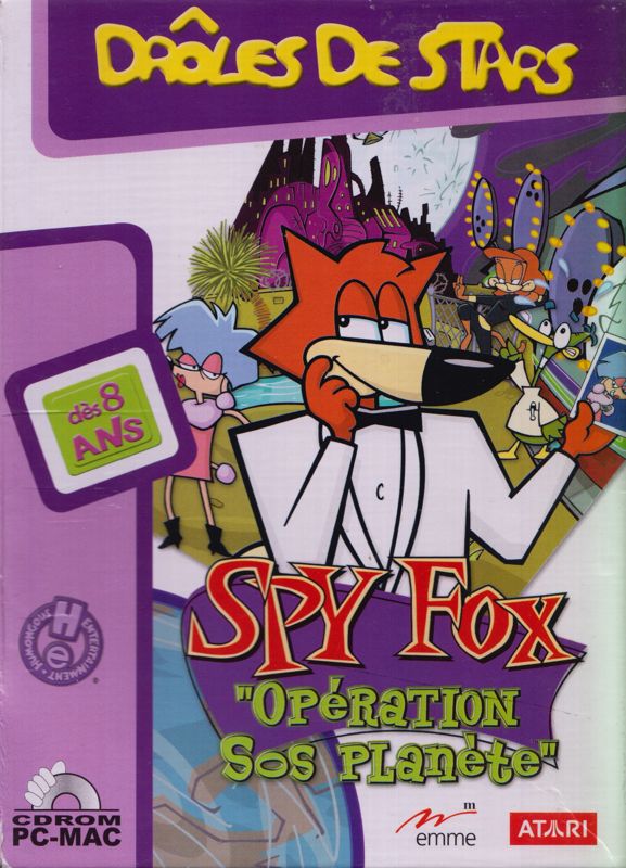Front Cover for Spy Fox: "Operation Ozone" (Macintosh and Windows) (Small Box release (EMMME 2004))