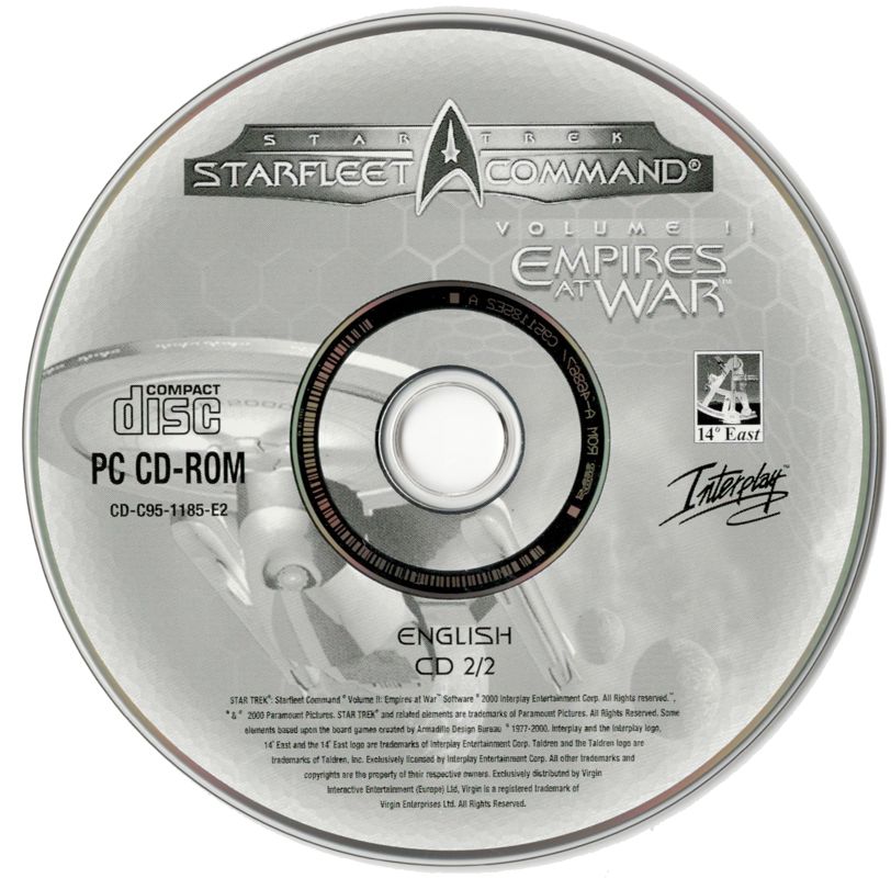 Media for Star Trek: Starfleet Command Volume II - Empires at War (Windows): Disc 2