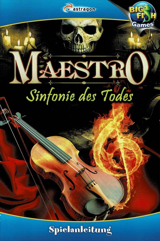 Manual for Maestro: Music of Death (Windows): Front