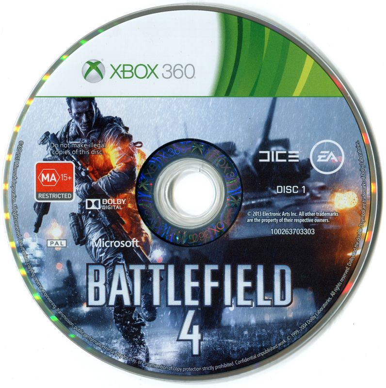 Media for Battlefield 4 (Xbox 360): Disc 1