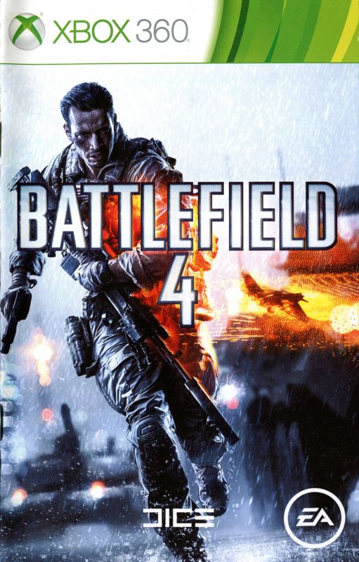 Manual for Battlefield 4 (Xbox 360): Front
